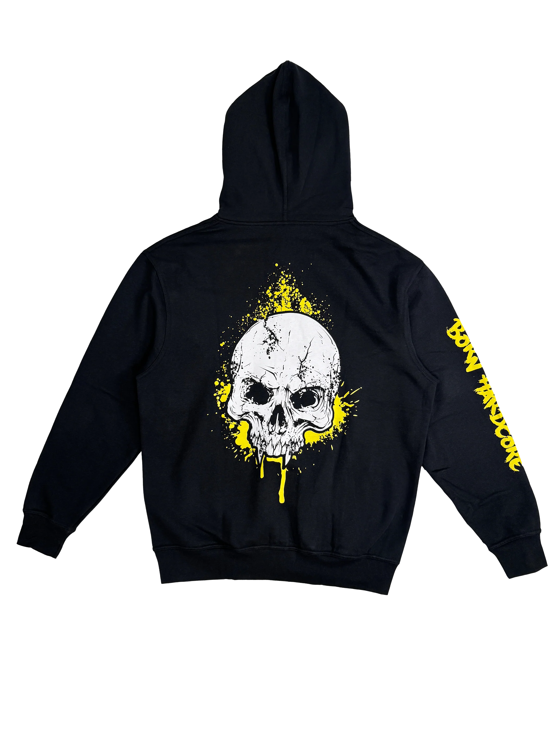 MUTANT® BORN HARDCORE SKULL ZIP-UP GYM HOODIE 4XL - Image 2